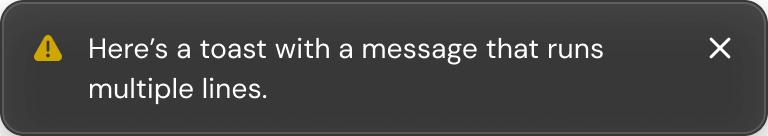 Warning