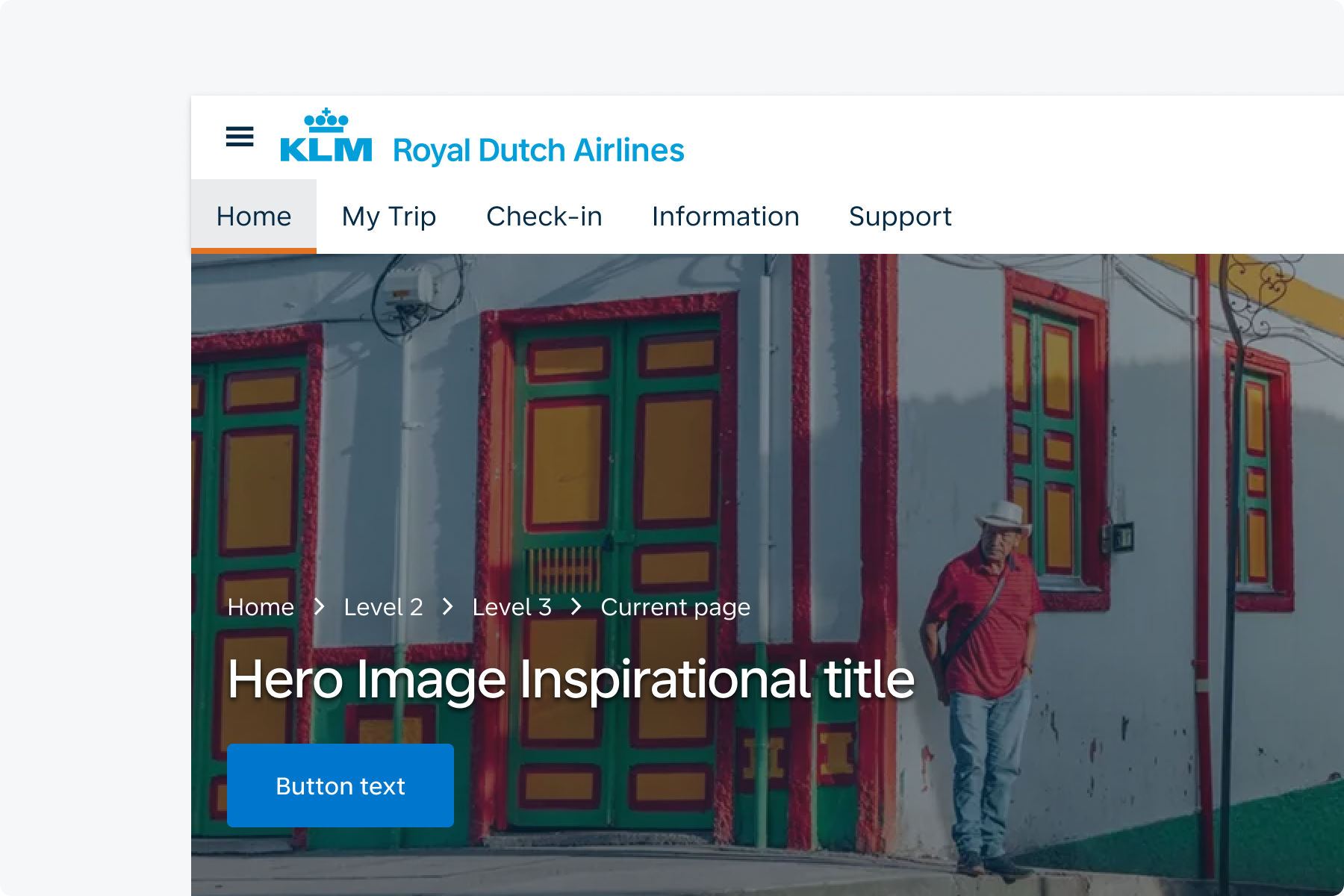 Hero Image Inspirational - Left aligned