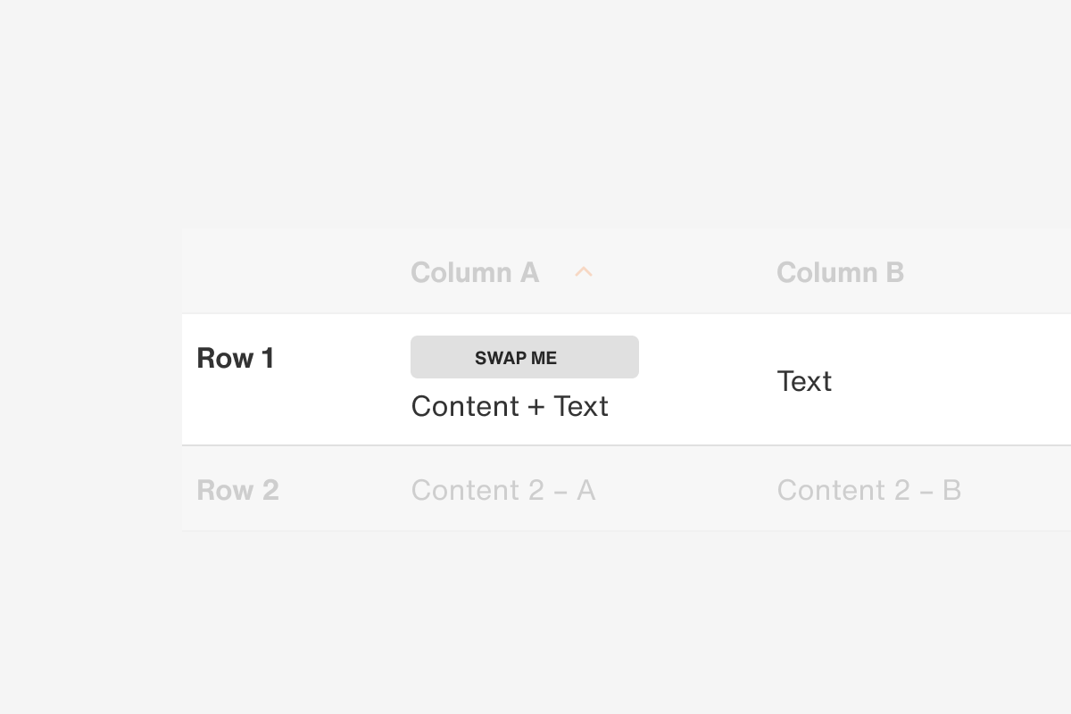Cell Content Figma Swap Instance