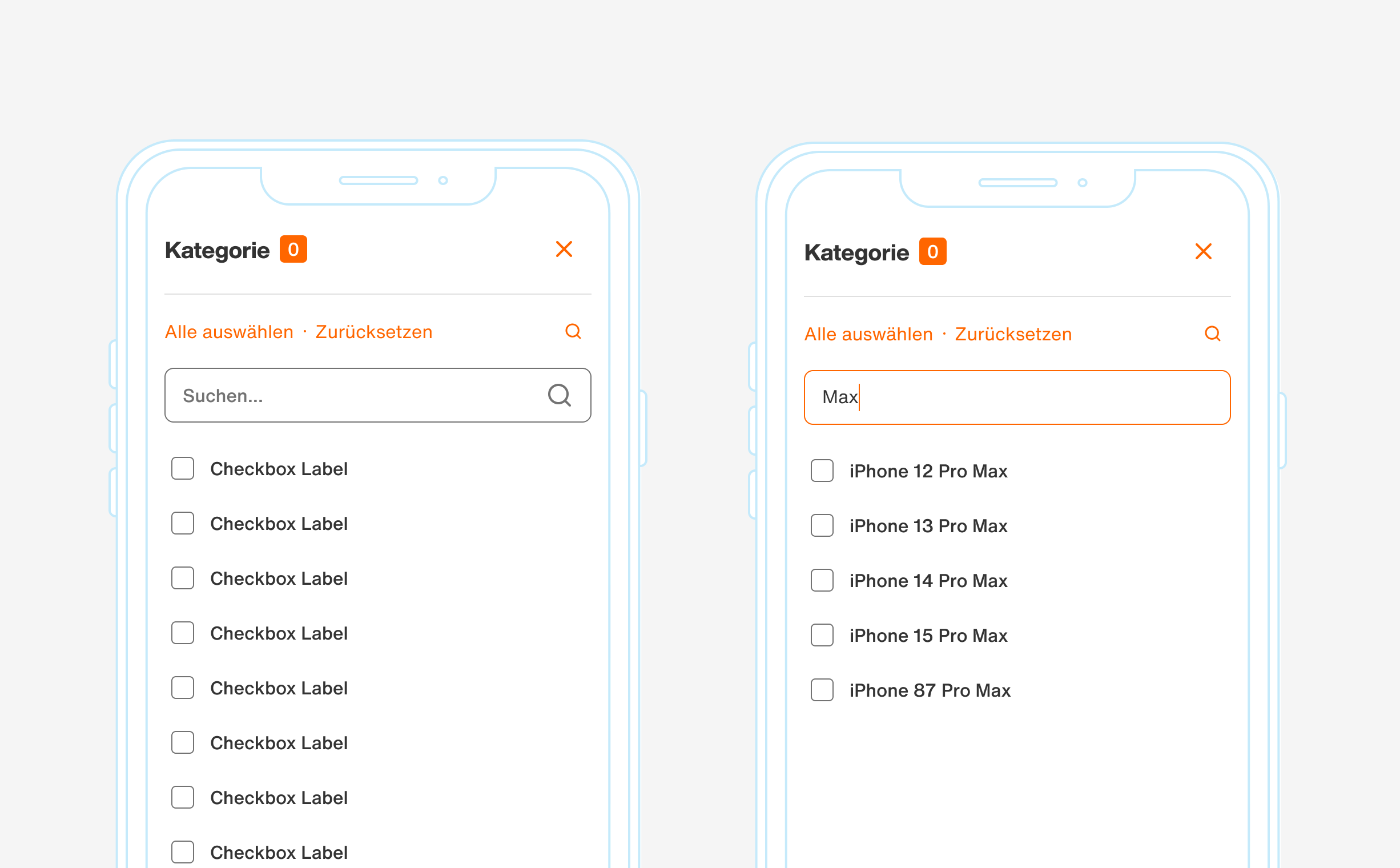 Expanded search & search results