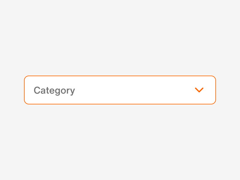 filter Select, hover