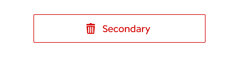 Destructive Secondary Button