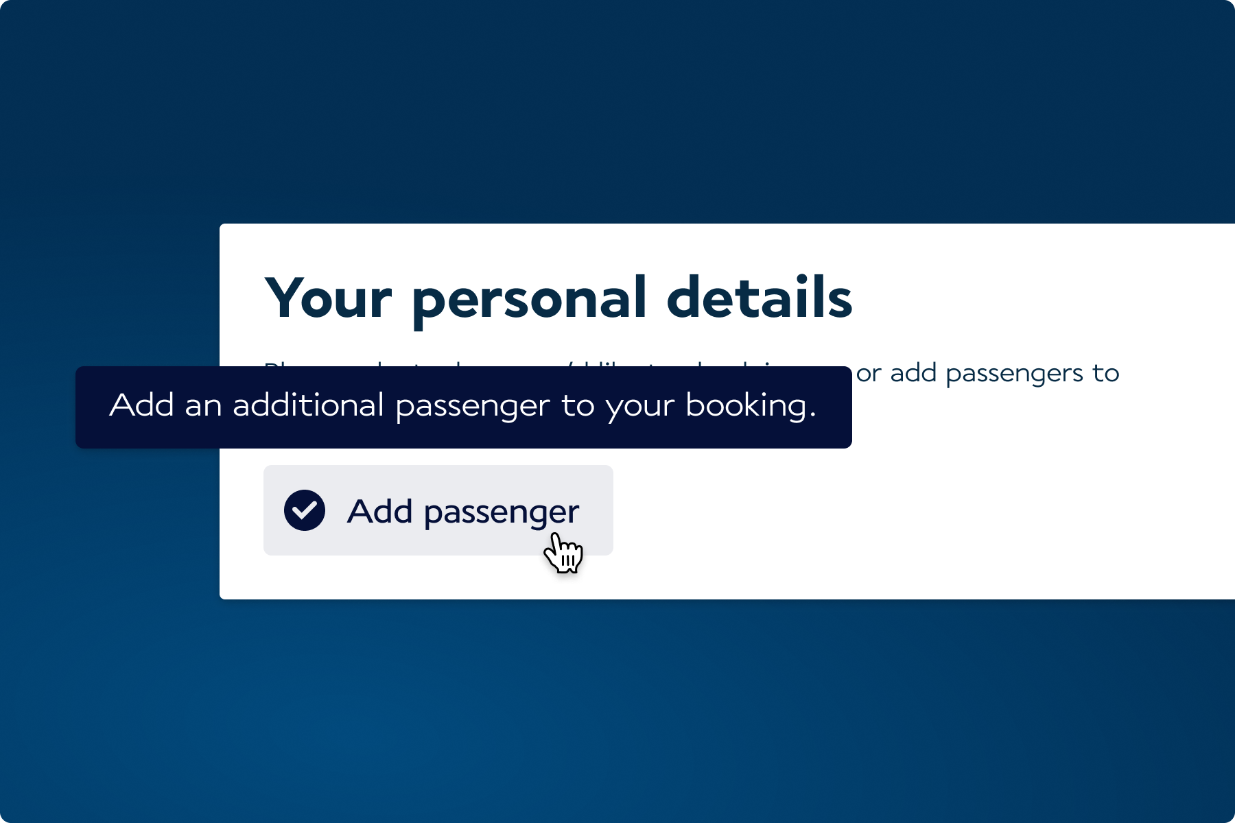 Tooltip positioned above the source