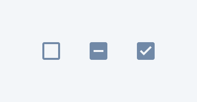 Checkbox | Disabled state