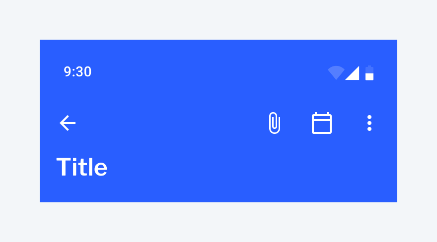 App Bar Layout | Foundation