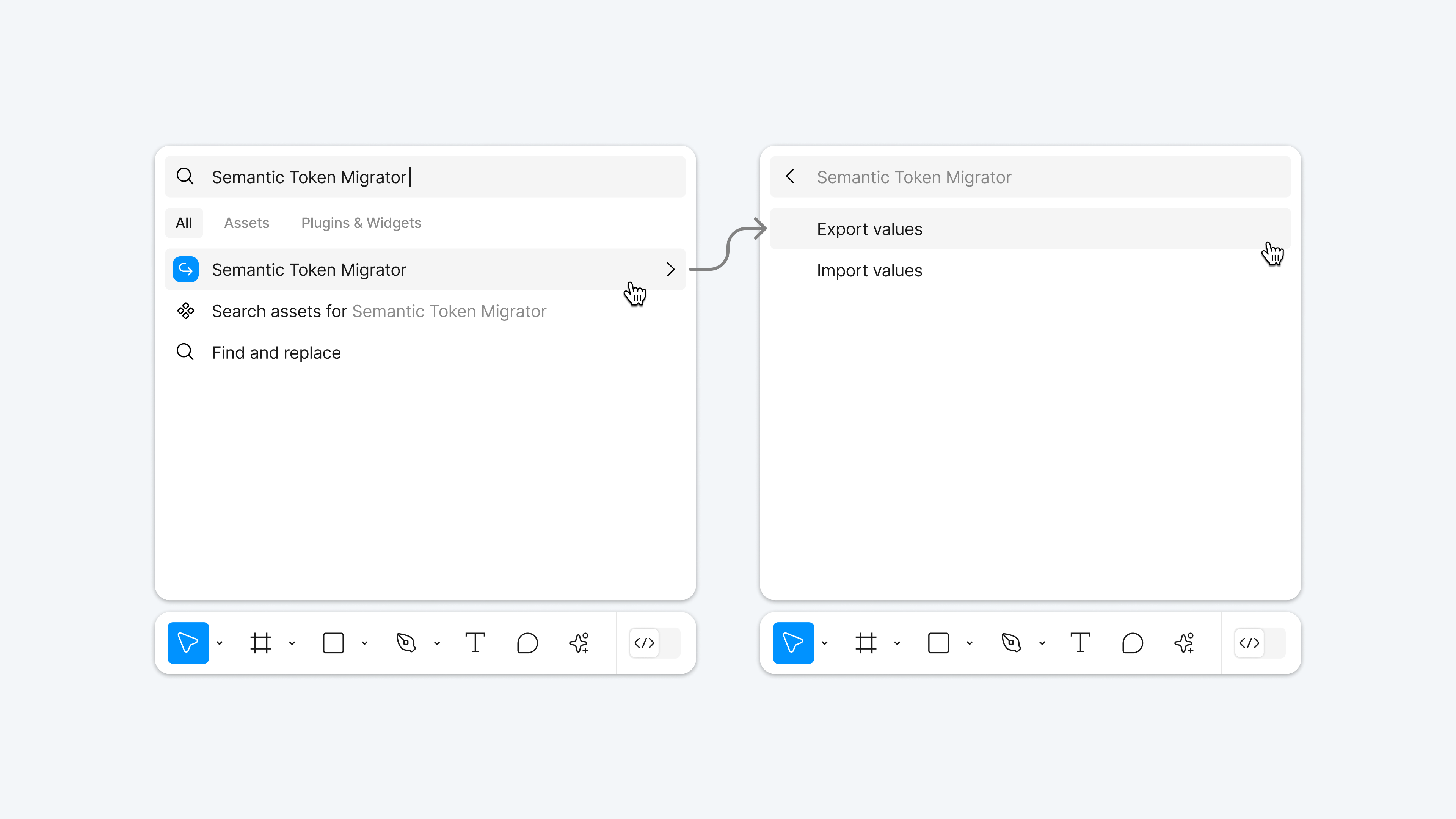 Plugin export launch