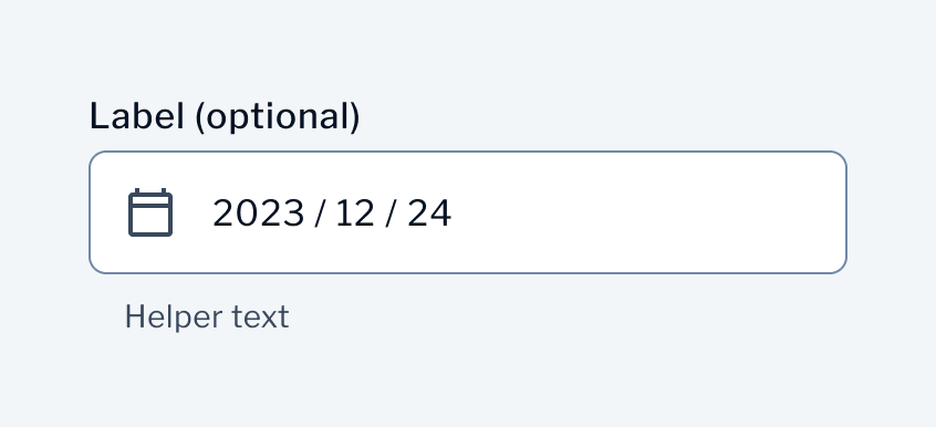 Date Input | Advanced usage