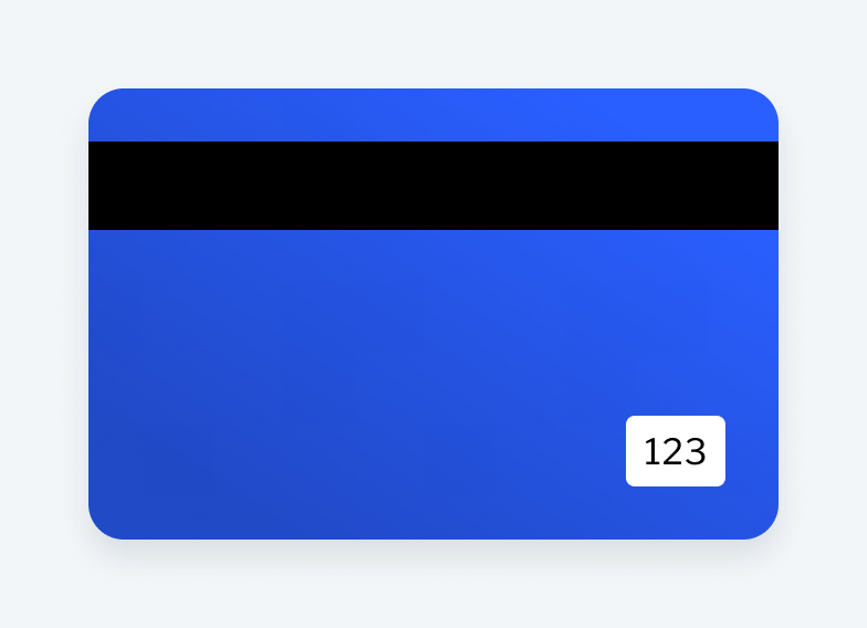 Payment Card | Back