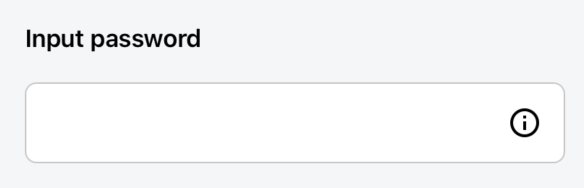 Custom Trailing Icon
