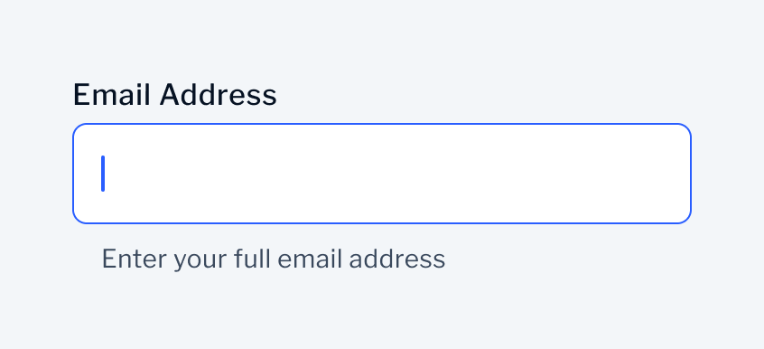 Text Input | Focus