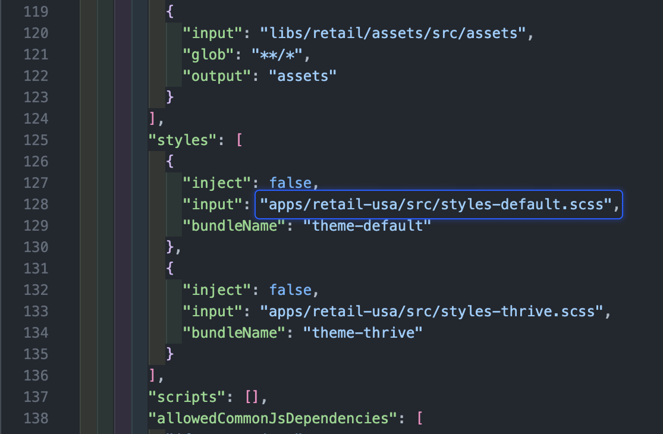 Locate stylesheet