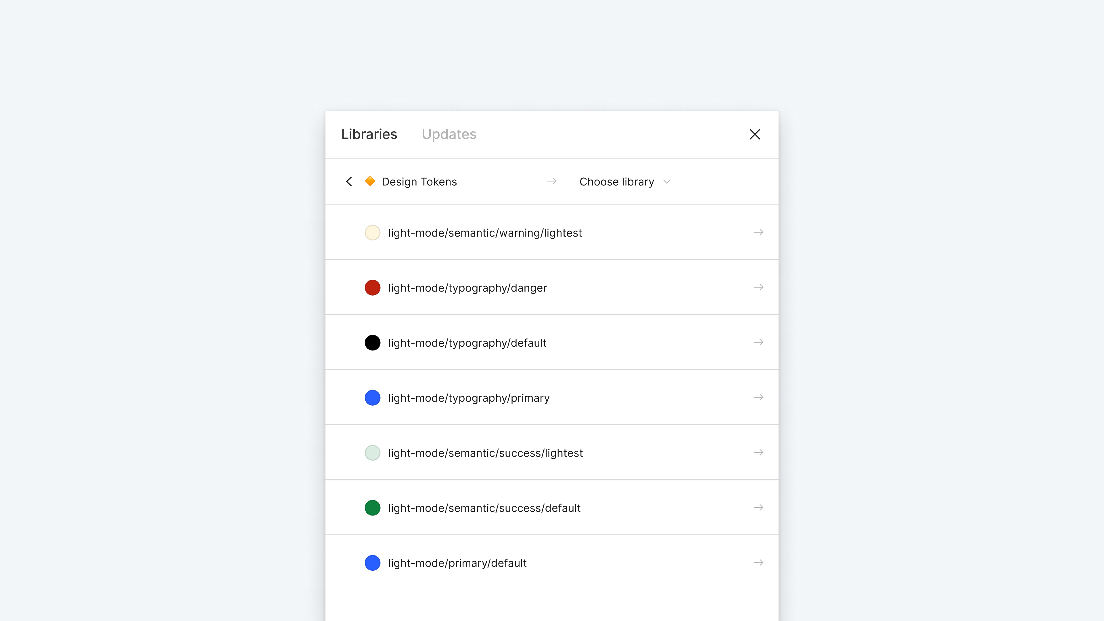 Test token removal