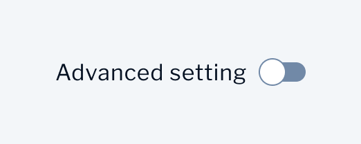 Switch | Advanced usage