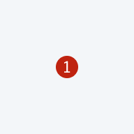 Badged Notification Icon / Notification Badge | Basic usage