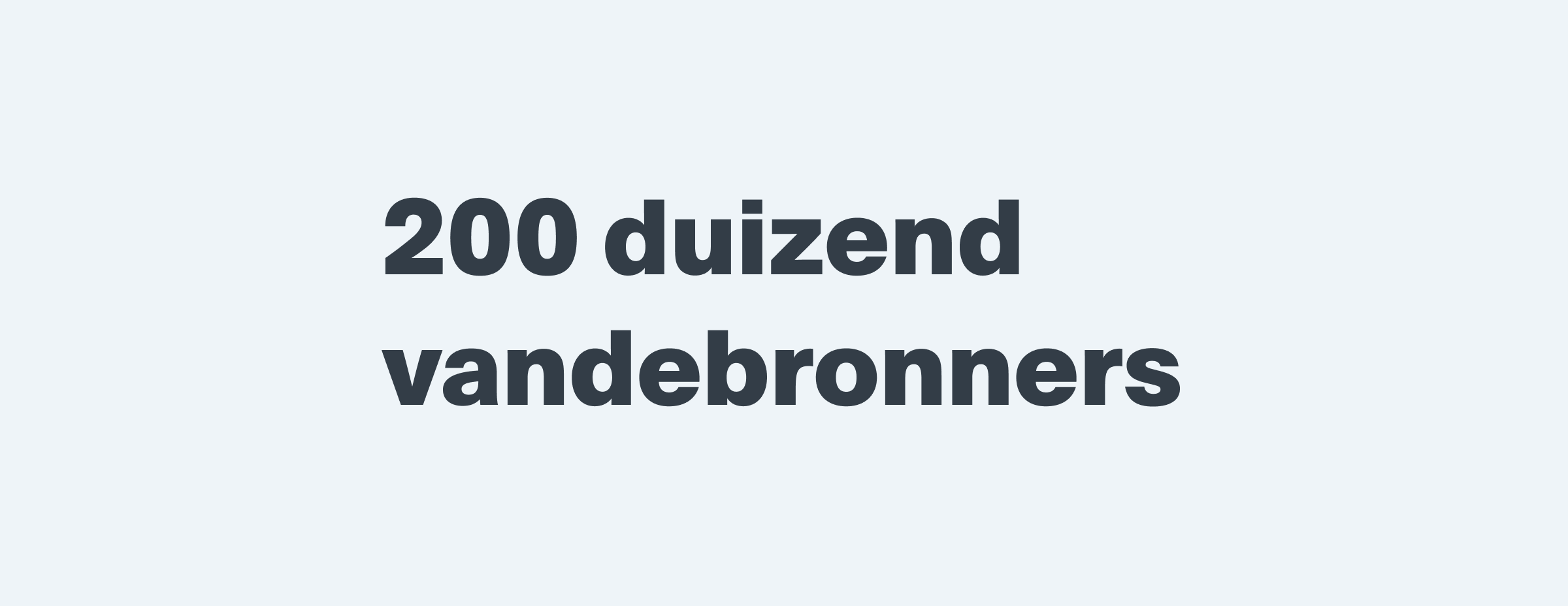 The example above shows Plain in Extrabold. Our standard font weight for big headings.