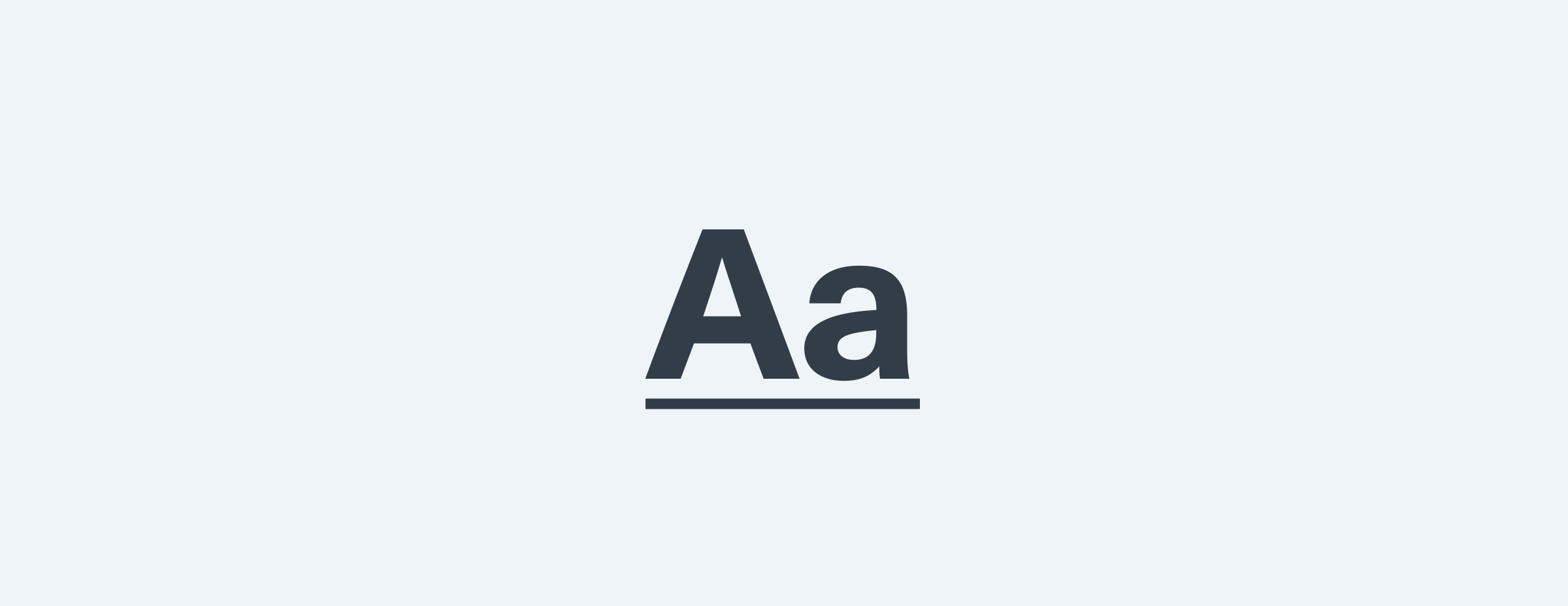 Links are underlined and using the font weight Bold