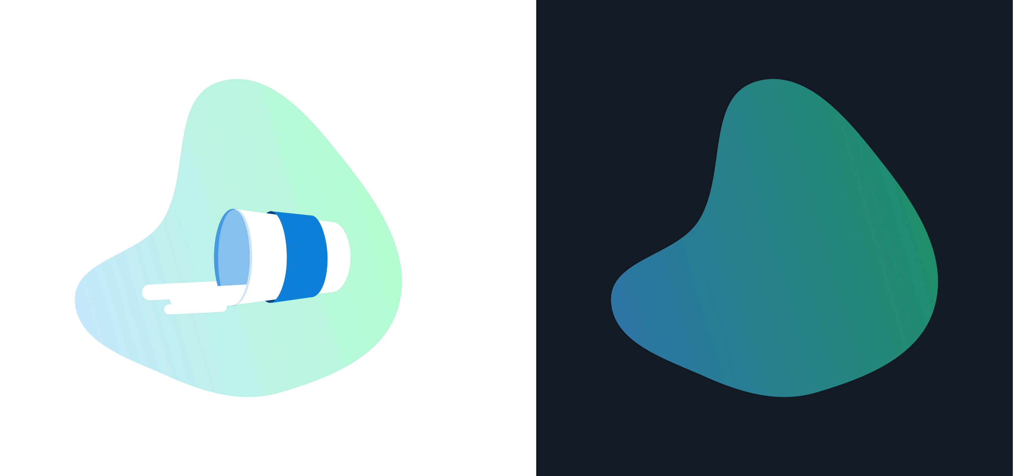 Creating a dark mode variation can be a simple as increasing the depth of a few colours.