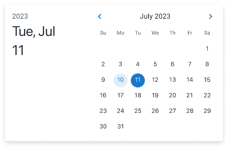 DatePicker