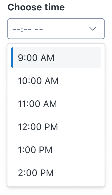 TimePicker