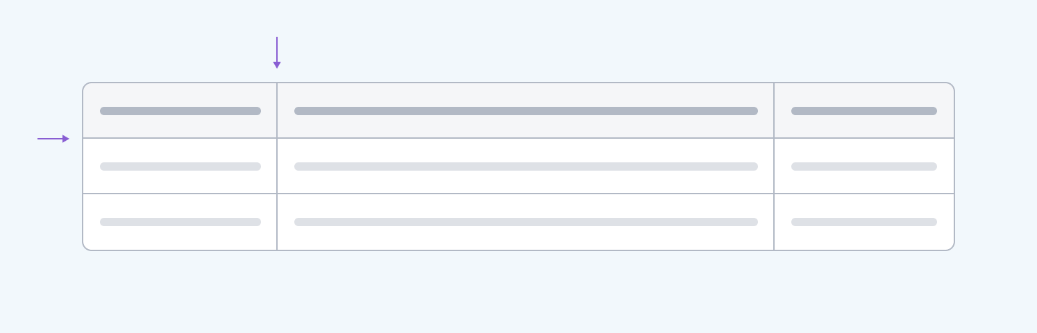 Row Styling: Grid Lines