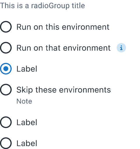 RadioGroup