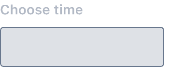 TimePicker
