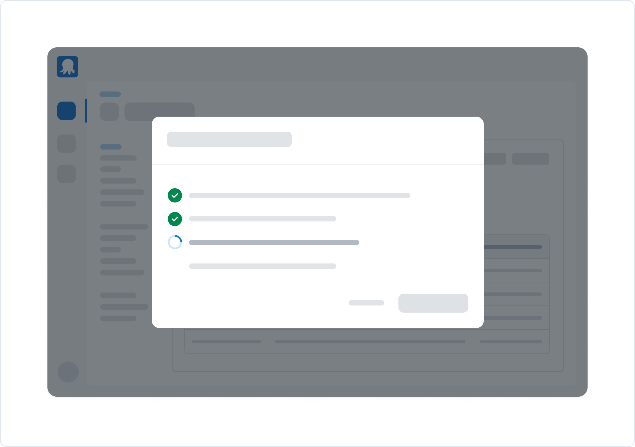 Step Indicator - Dialog