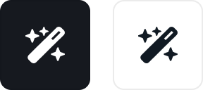 black / white
