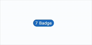 Animation showing the badge status animation. As the count changes the badge has a slight pulse and colour change to indicate that a change has occurred