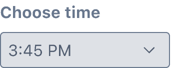 TimePicker