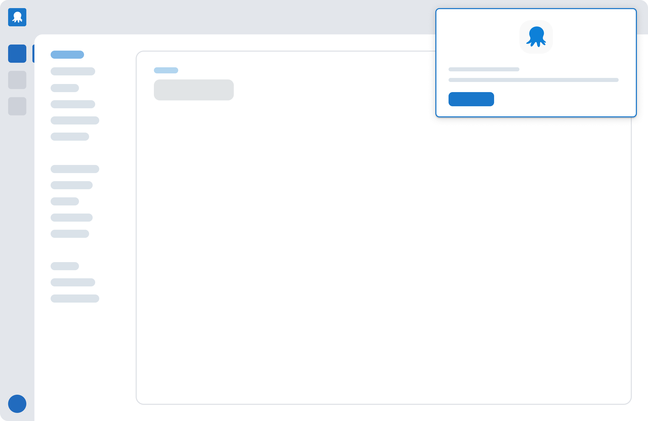 Global In-App Message in top corner