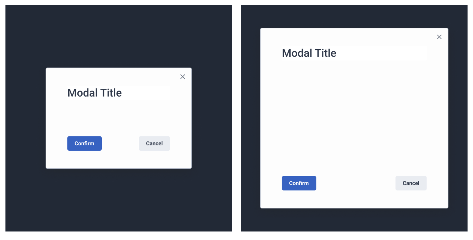 Design | Modal | Made with Supernova