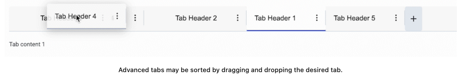 Design | Advanced Tabs | Made with Supernova