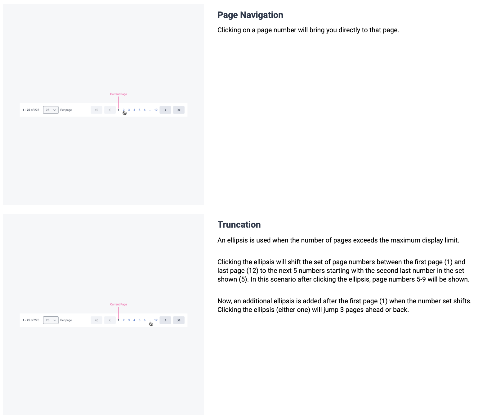 Design | Pagination | Made with Supernova