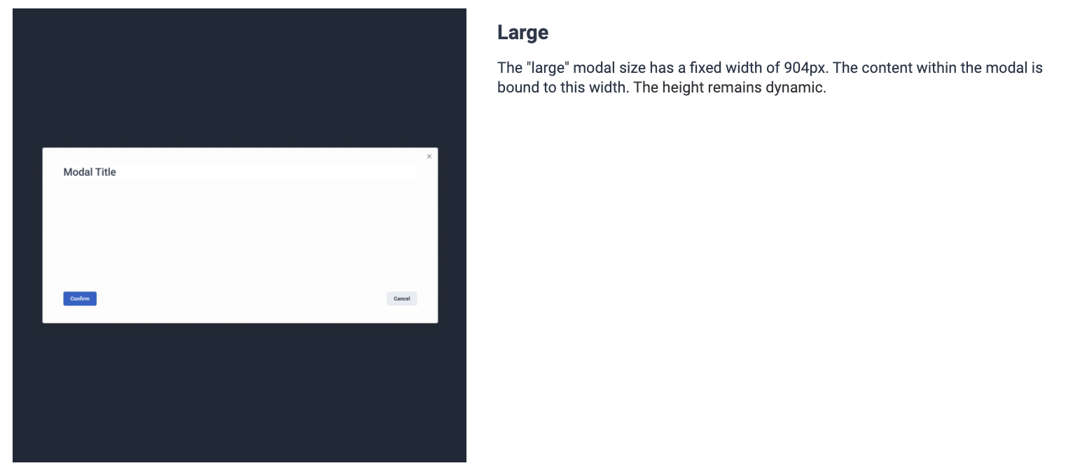 Design | Modal | Made with Supernova