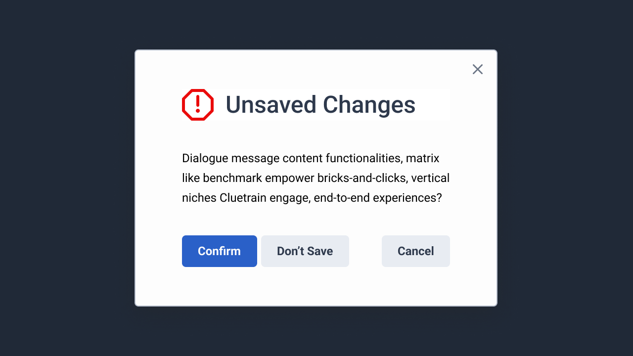 Design | Modal | Made with Supernova