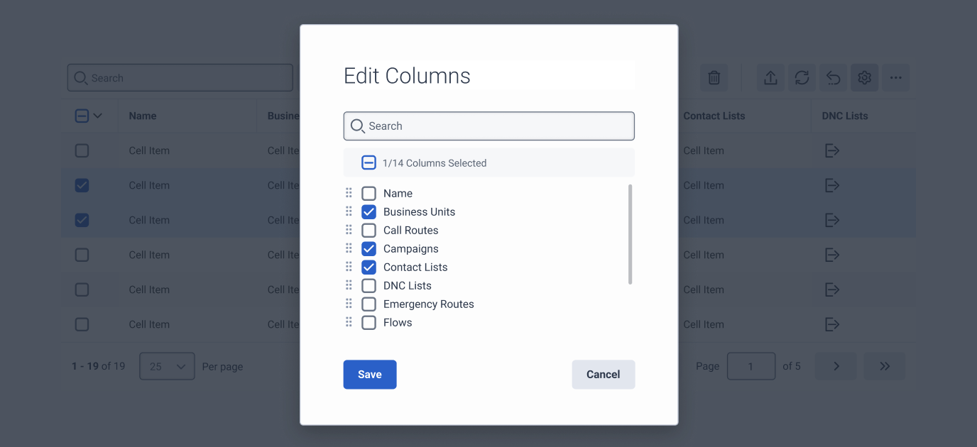 Design | Table Toolbar | Made with Supernova