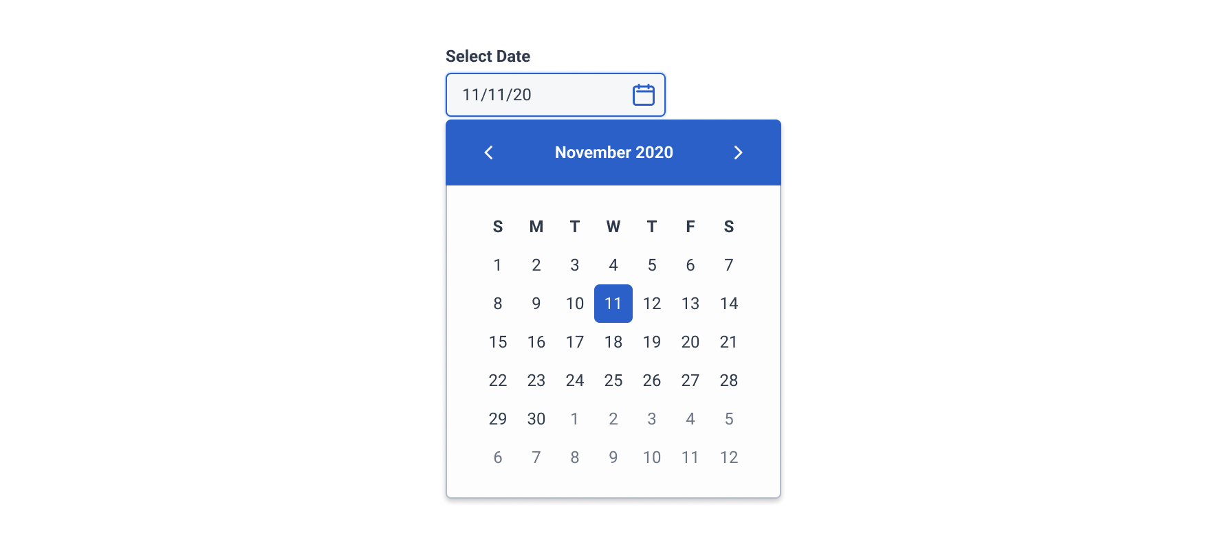 Design | Date Picker | Made with Supernova