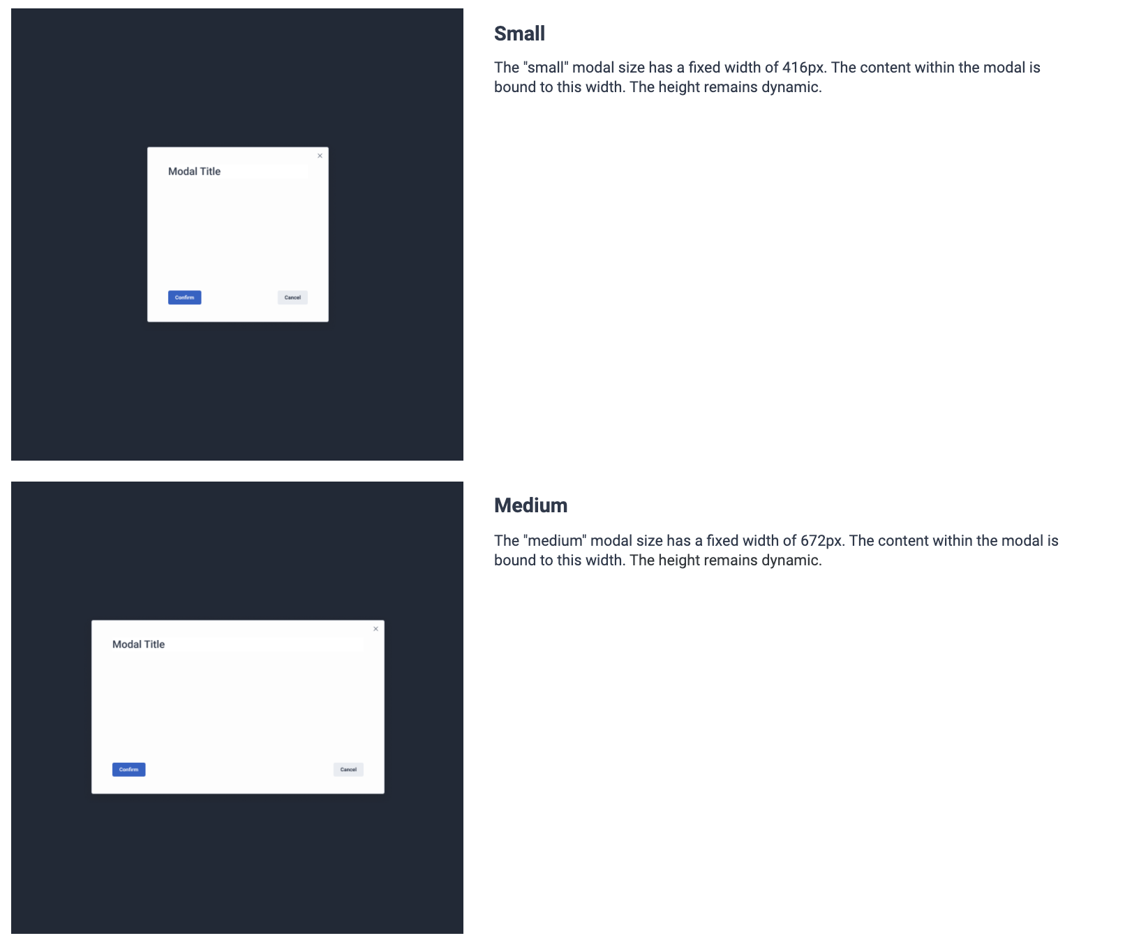 Design | Modal | Made with Supernova