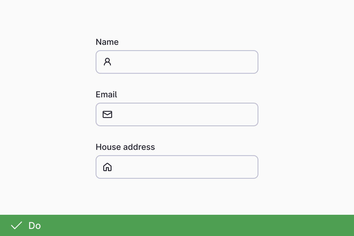 Usage | Text Input | Made with Supernova