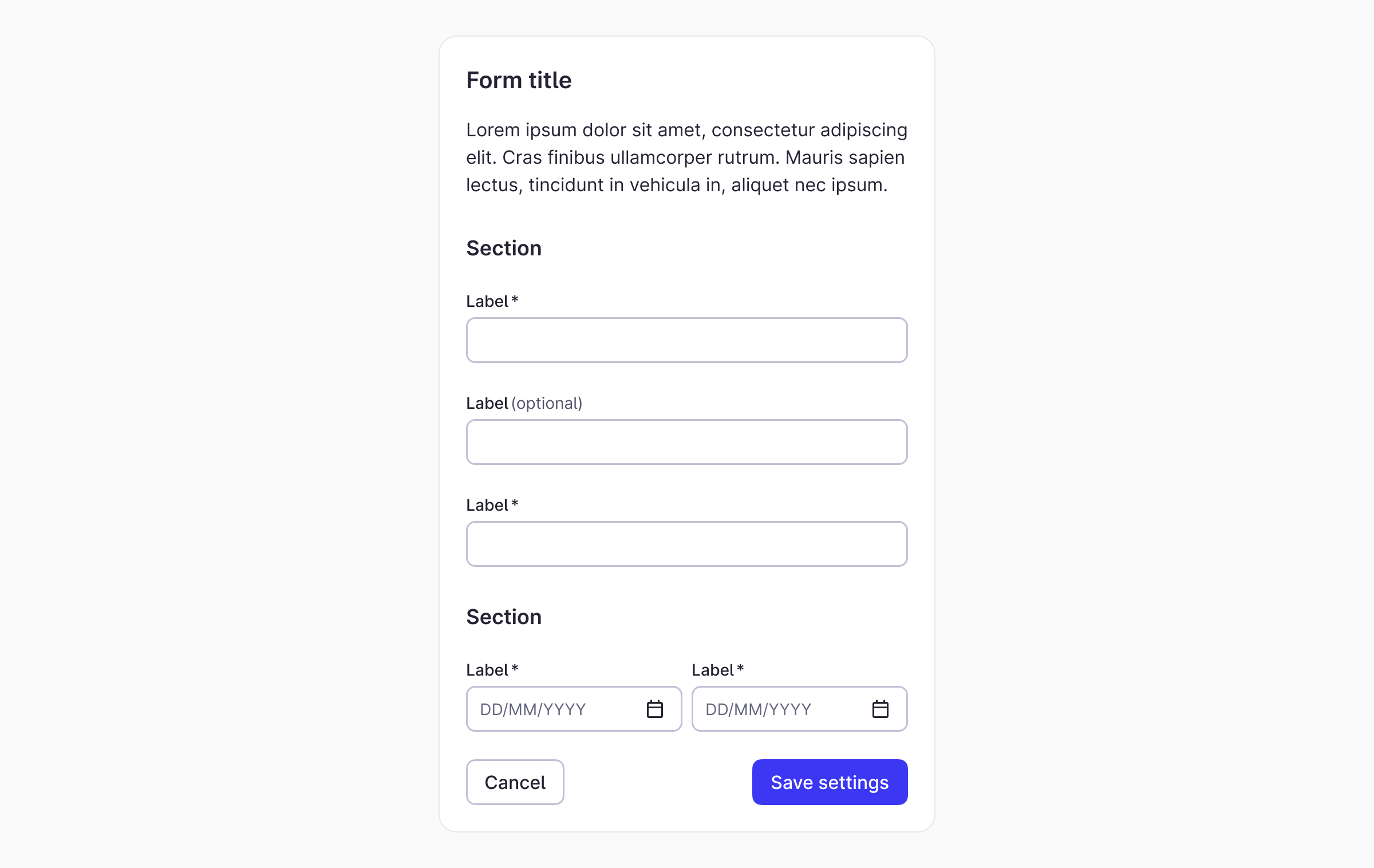 Usage | Forms | Made with Supernova
