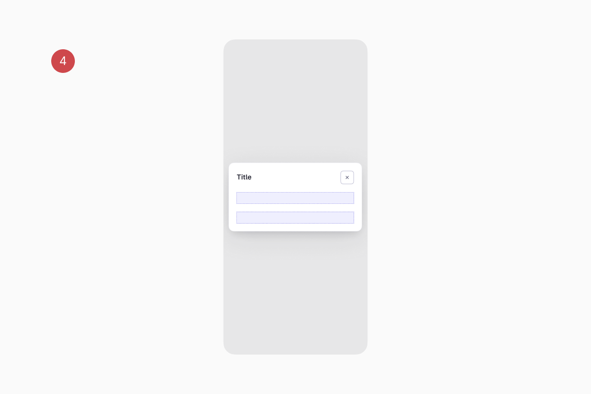 Dialog Sizing - Mobile