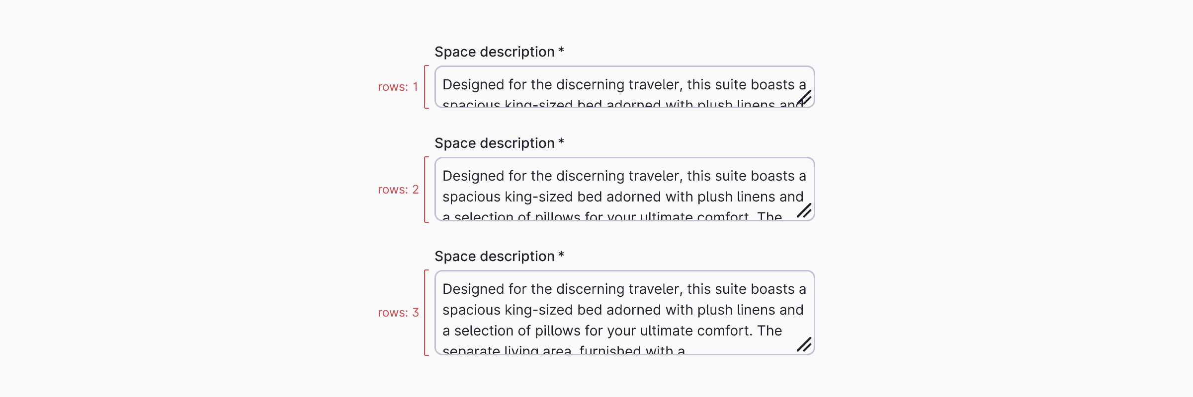 Style | Text Area | Made with Supernova