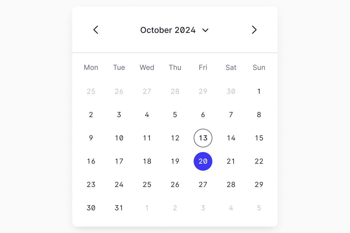 Calendar