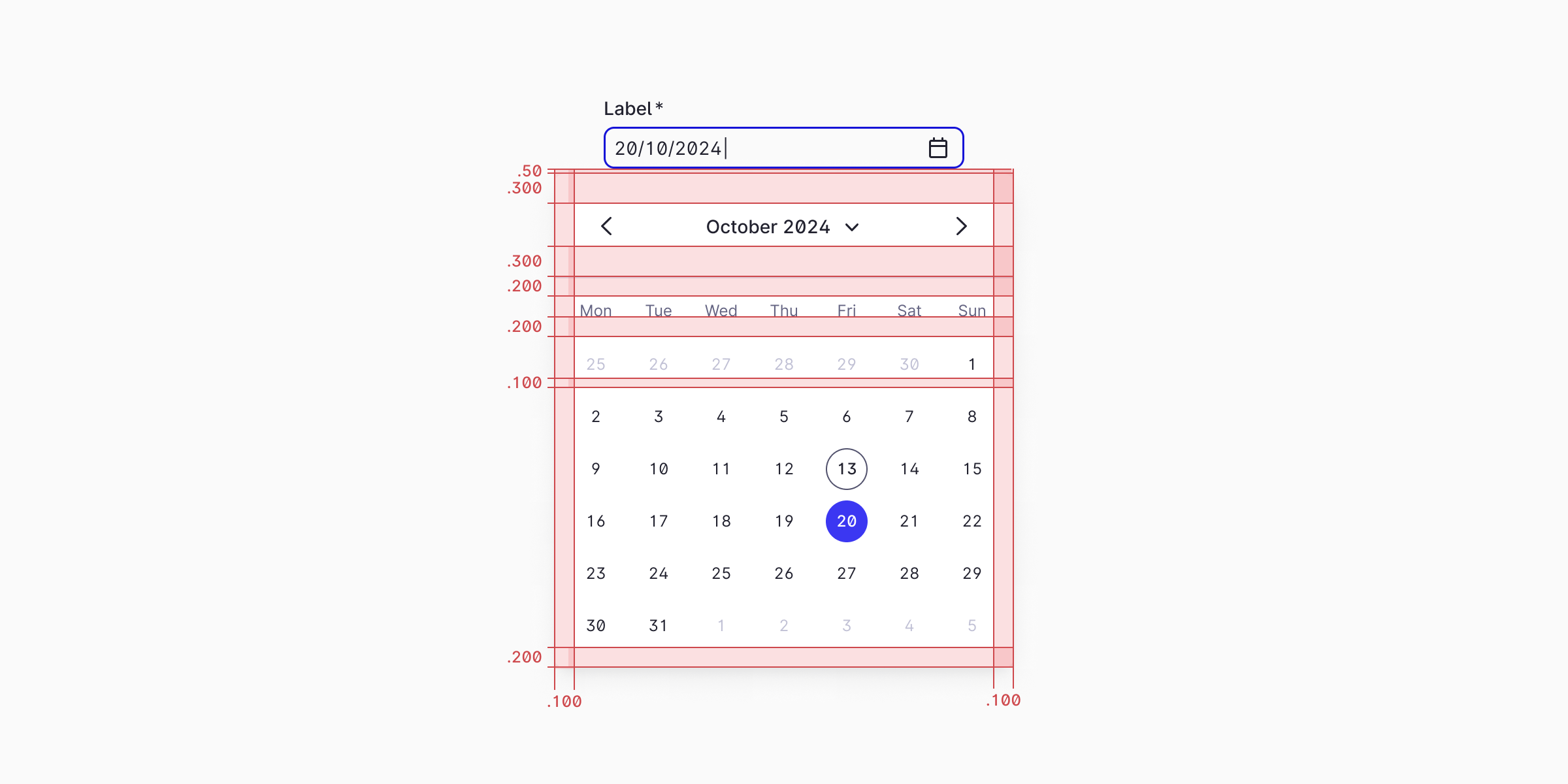 Date Spacing