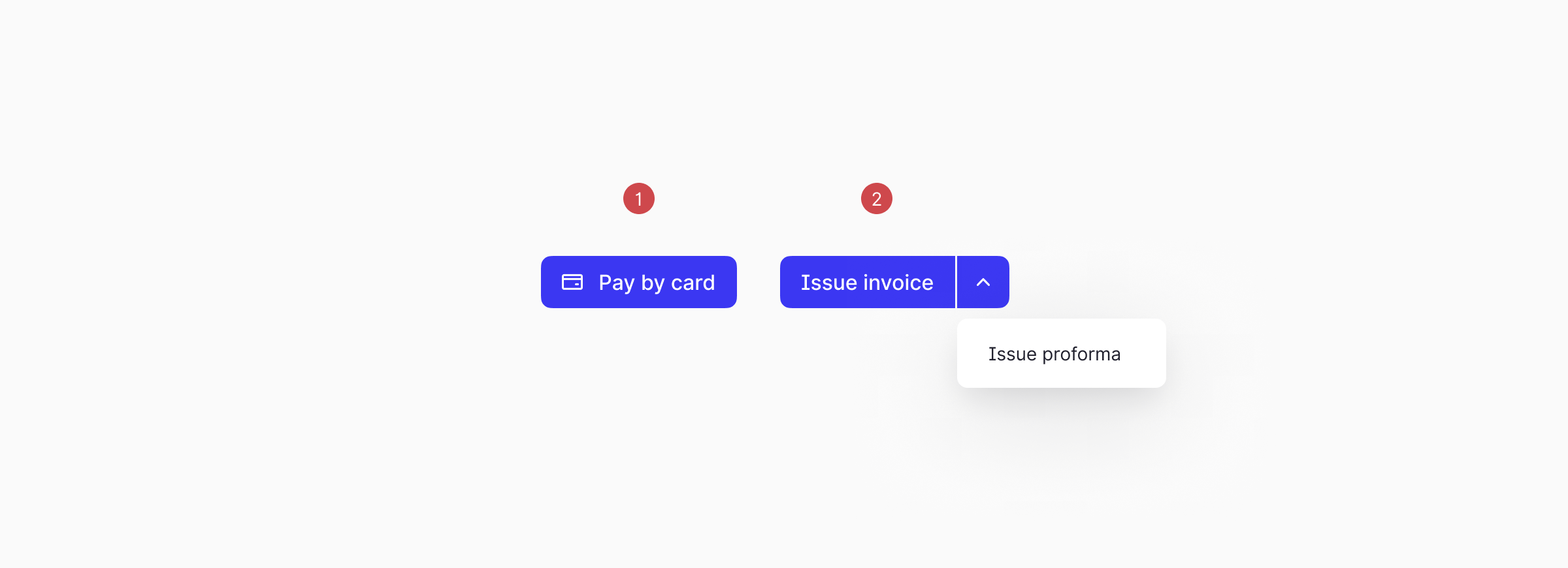 Split Button - Button vs Split Button