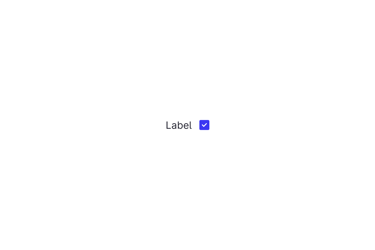 Usage | Checkbox | Made with Supernova