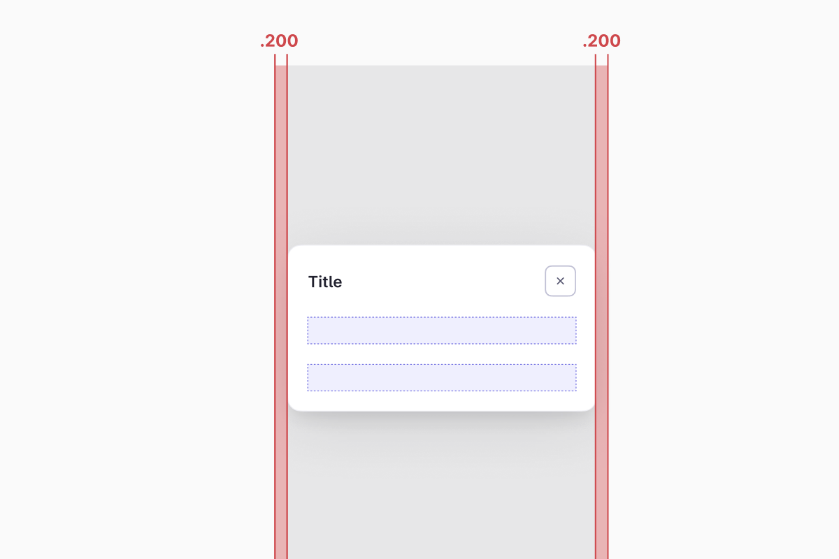 Dialog Spacing - Mobile