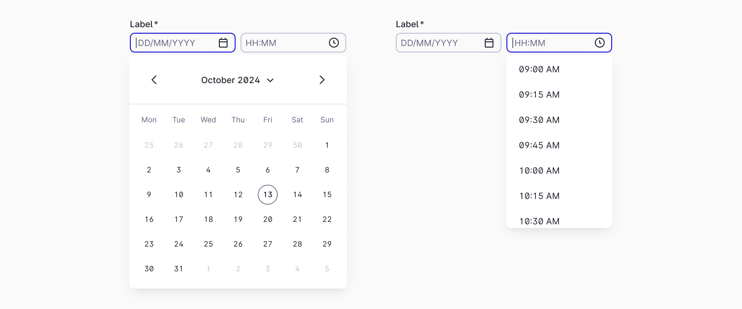 Date & Time compound