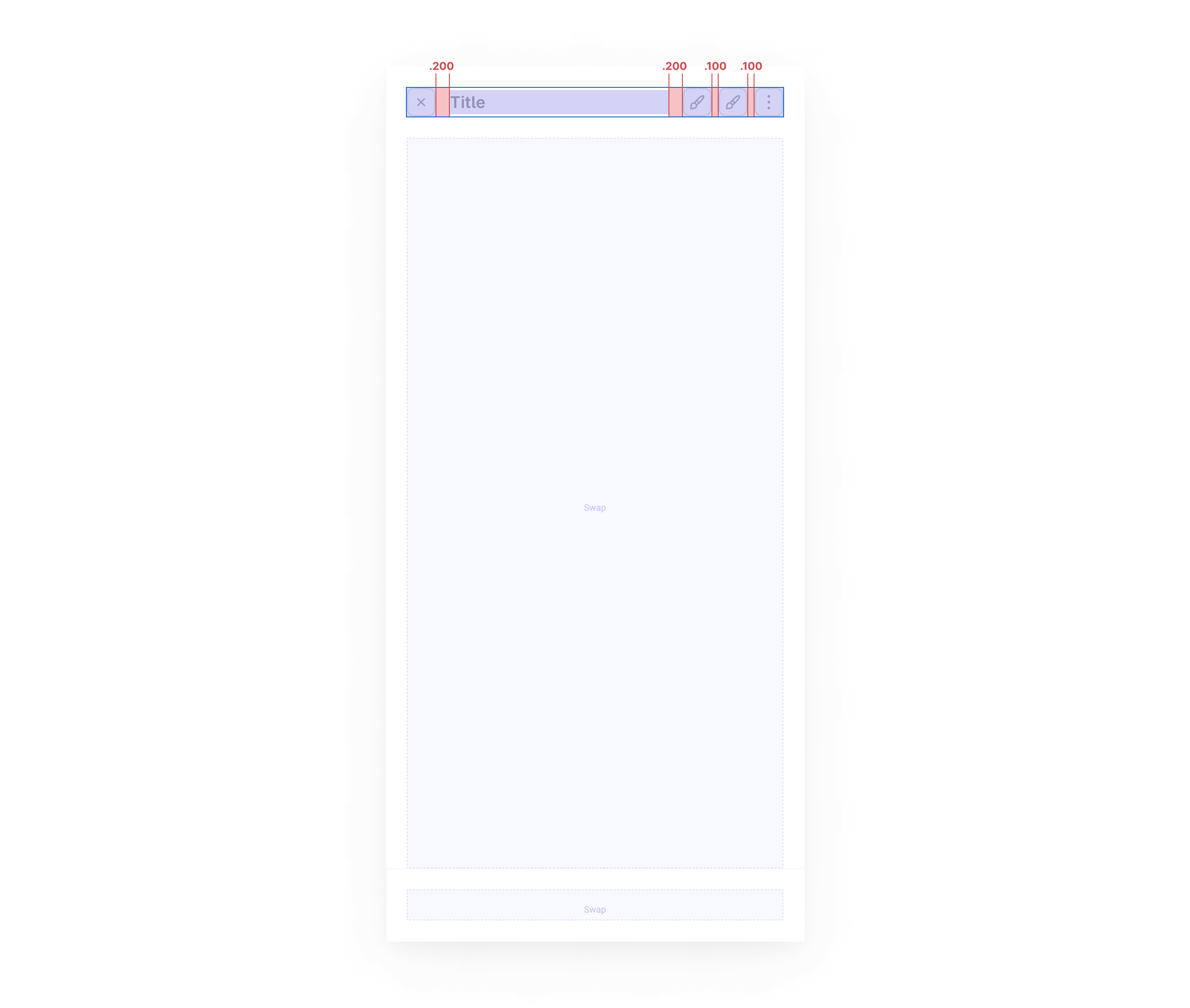 Layout spacing